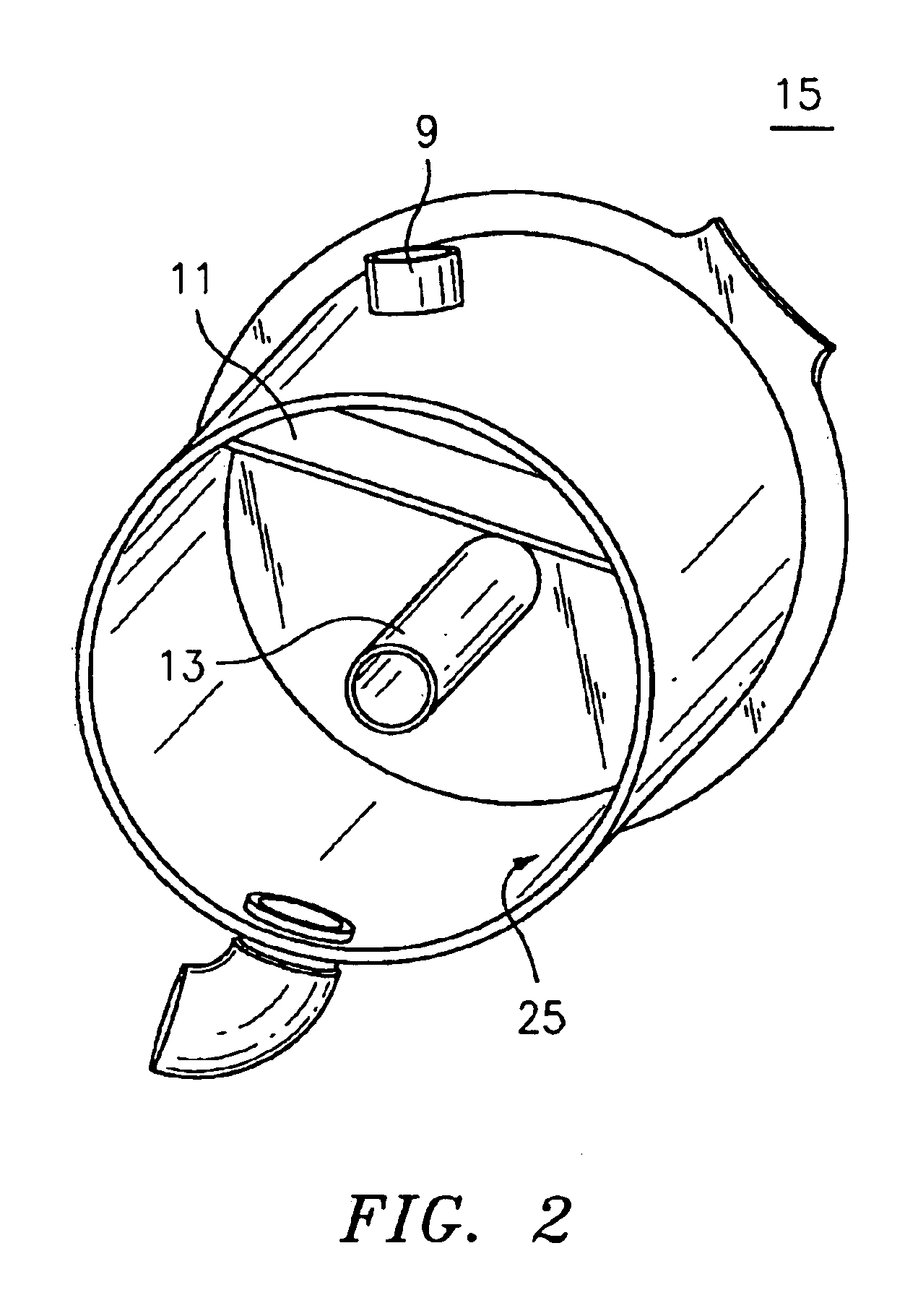 Economizer chamber for minimizing pressure pulsations