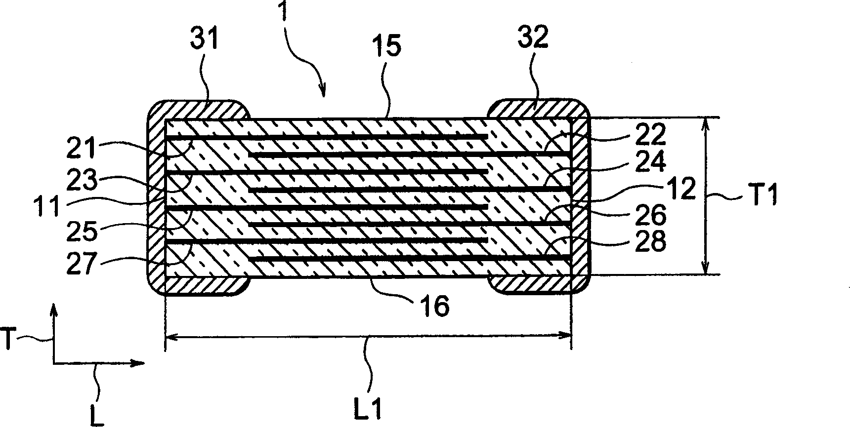 Ceramic electronic part, coating method and device