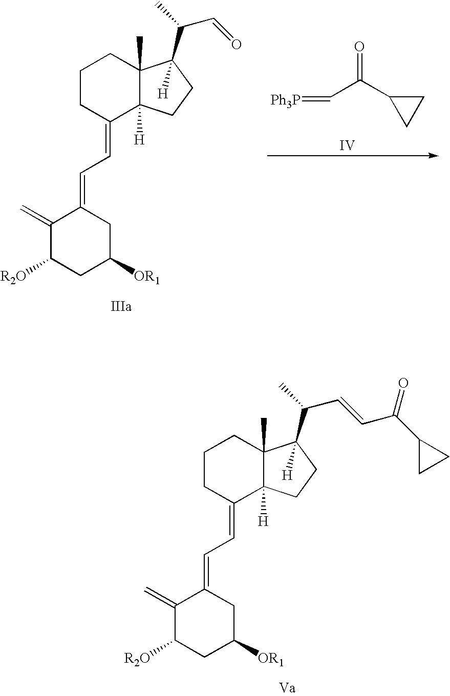 Novel method for the preparation of intermediates useful for the synthesis fo vitamin d analogues