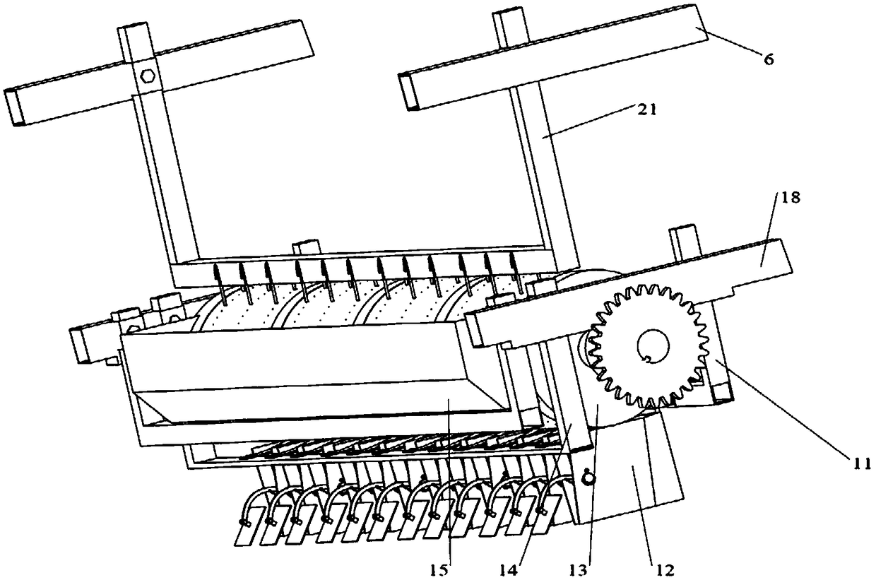 Leeks precision sowing, fertilization, and weeding all-in-one machine