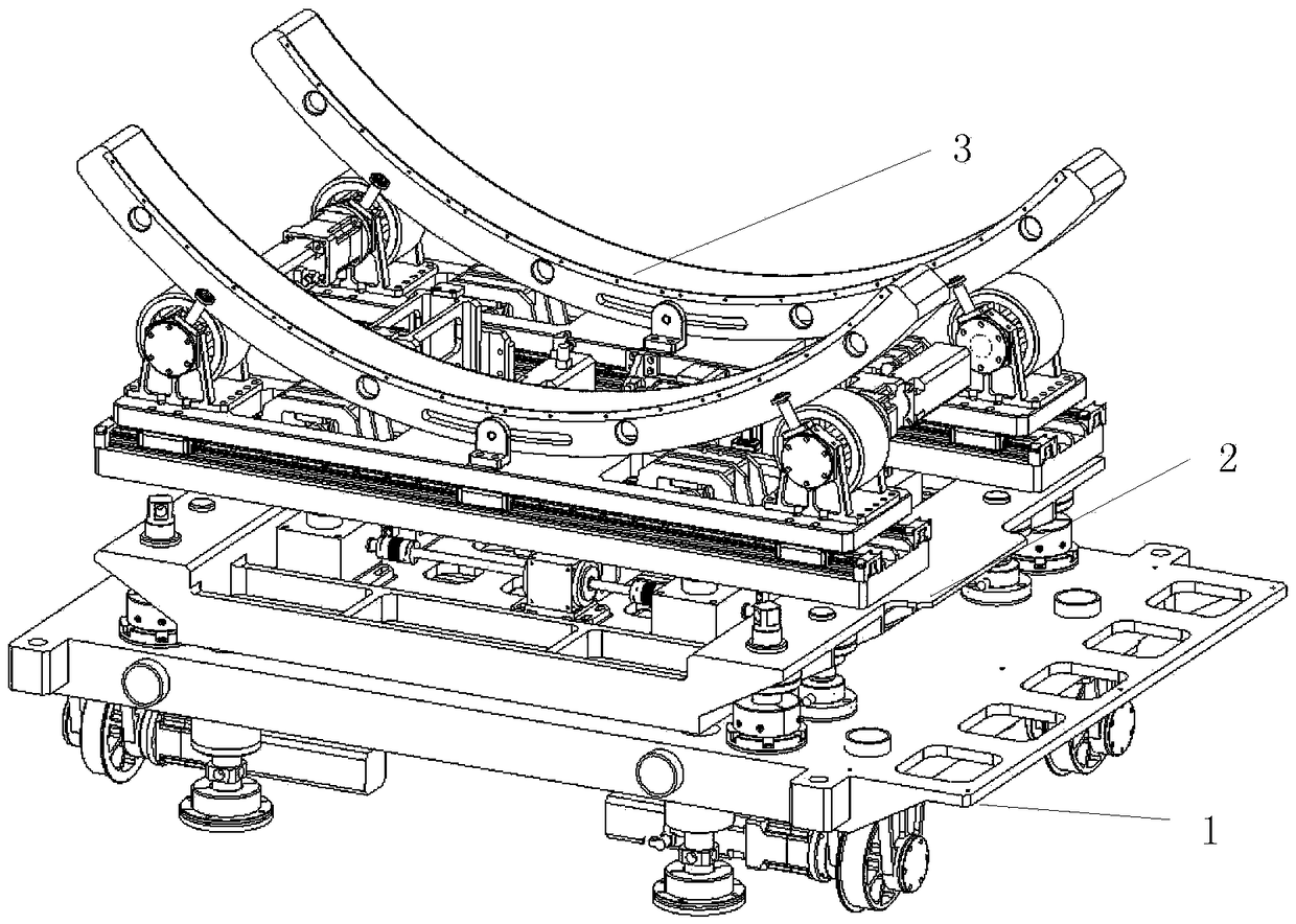 On-line quality and mass center measurement platform for assembly butt-joint scene