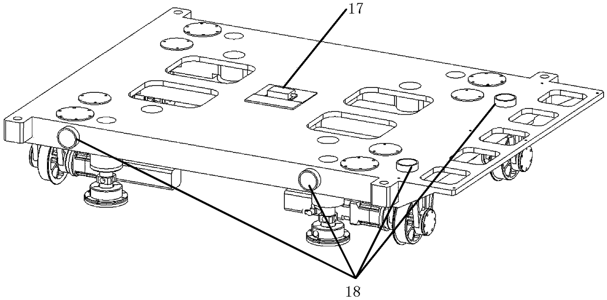 On-line quality and mass center measurement platform for assembly butt-joint scene