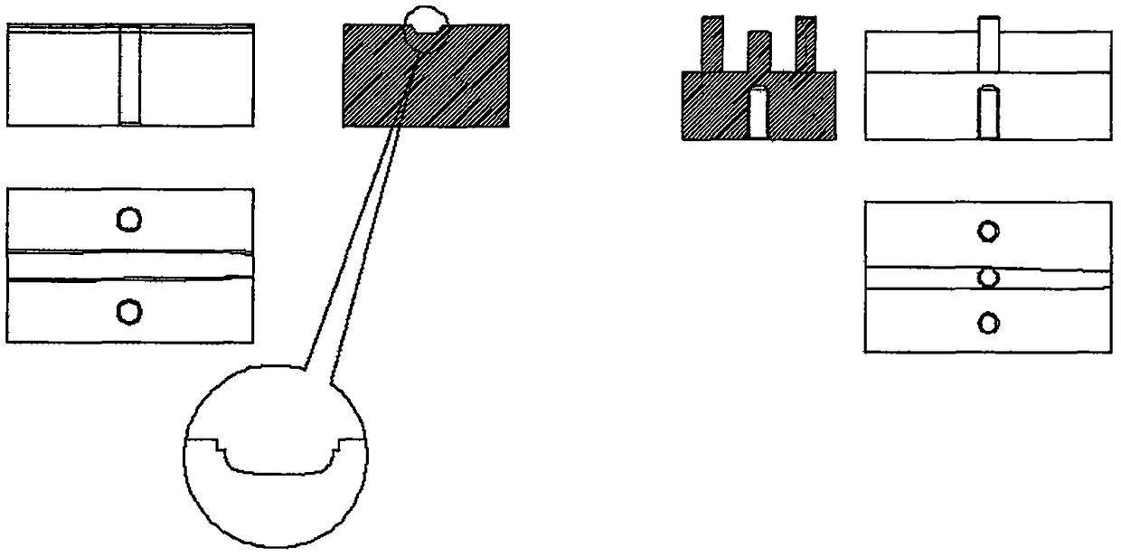 Glasses processing method in which metal sheet is wrapped on the surface of rubber sheet material