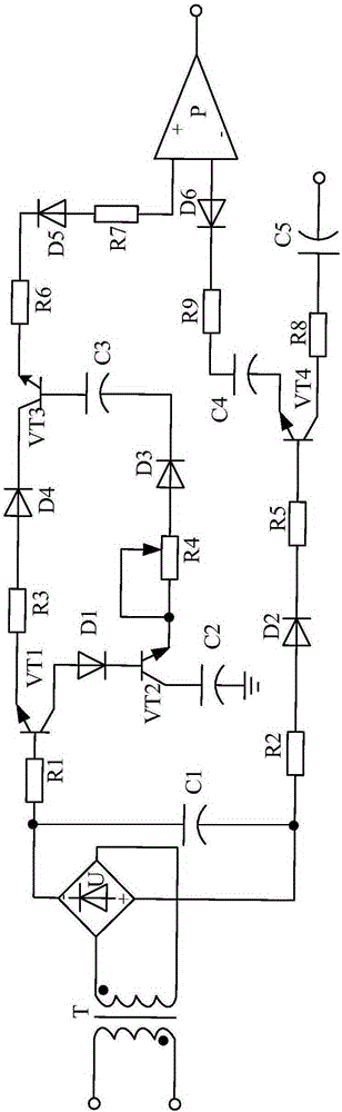 Intelligent paint dryer temperature-control system based on A/D converting circuit