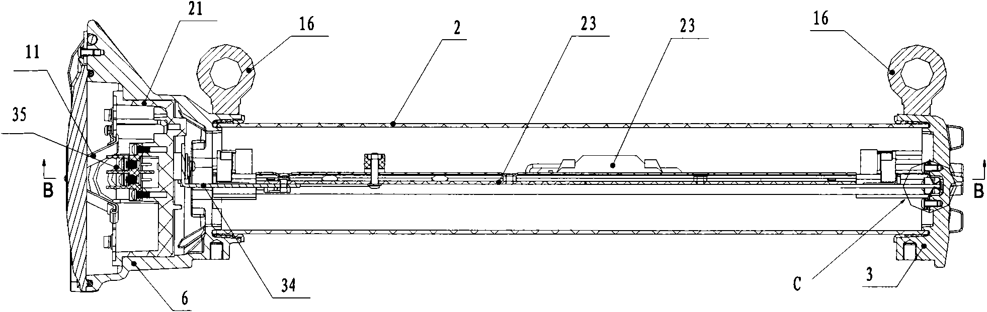 Explosion-proofing fluorescent lamp