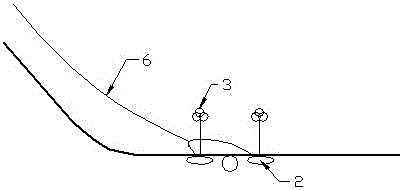 Method for crossed crossing construction of composite hose