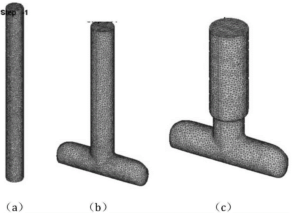 Complex I-shaped connector forging and forming technique