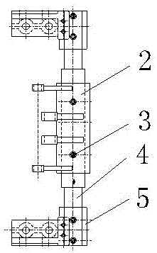 High voltage isolating switch arm assembly tooling