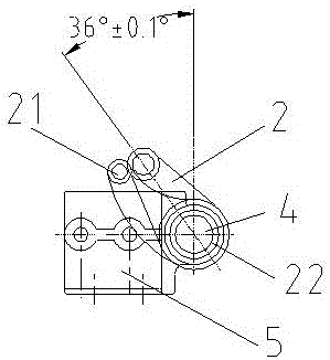 High voltage isolating switch arm assembly tooling