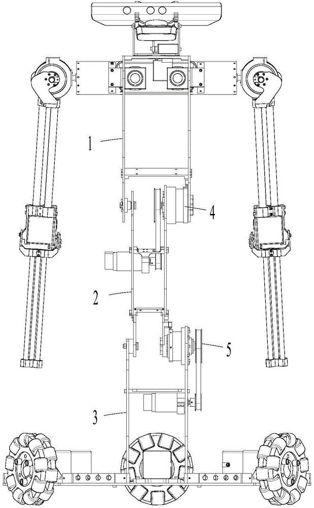 Bendable robot trunk mechanism