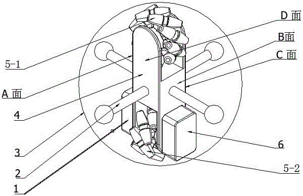 Mecanum wheel-driven spherical mobile robot