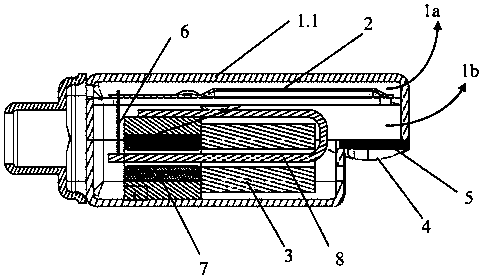 Compact moving-iron telephone receiver,