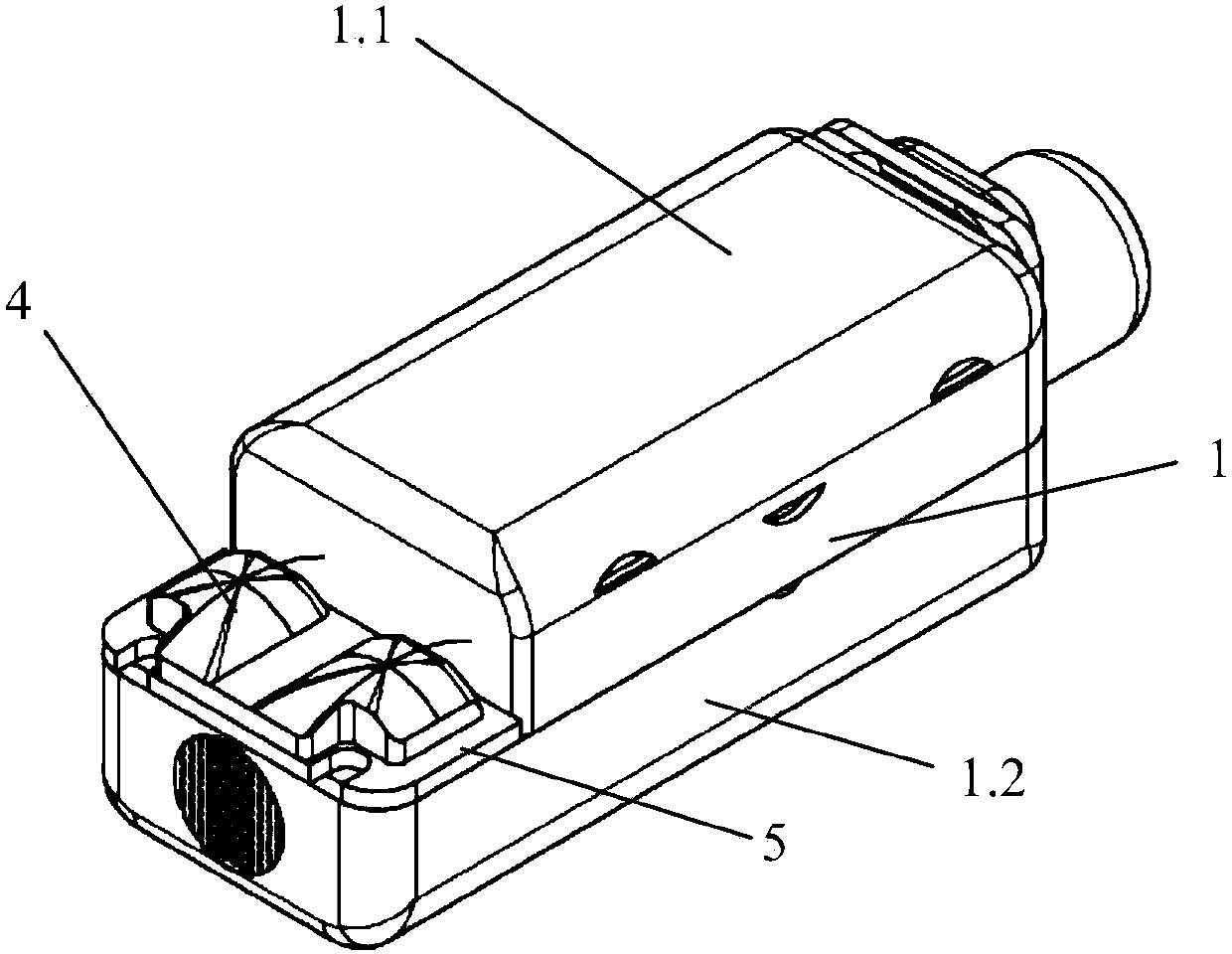 Compact moving-iron telephone receiver,