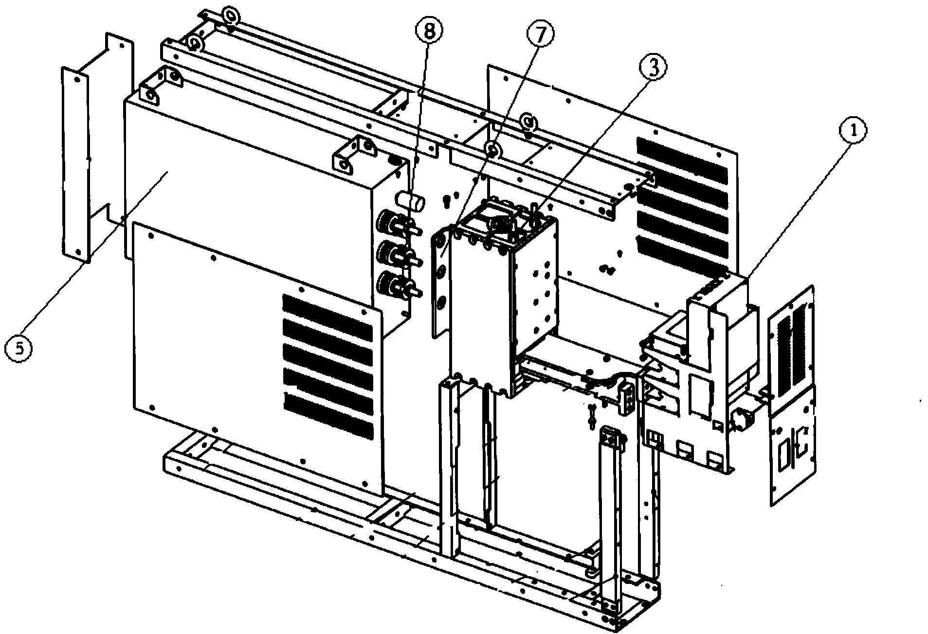 Direct-current draw-out power supply of IEGT power module