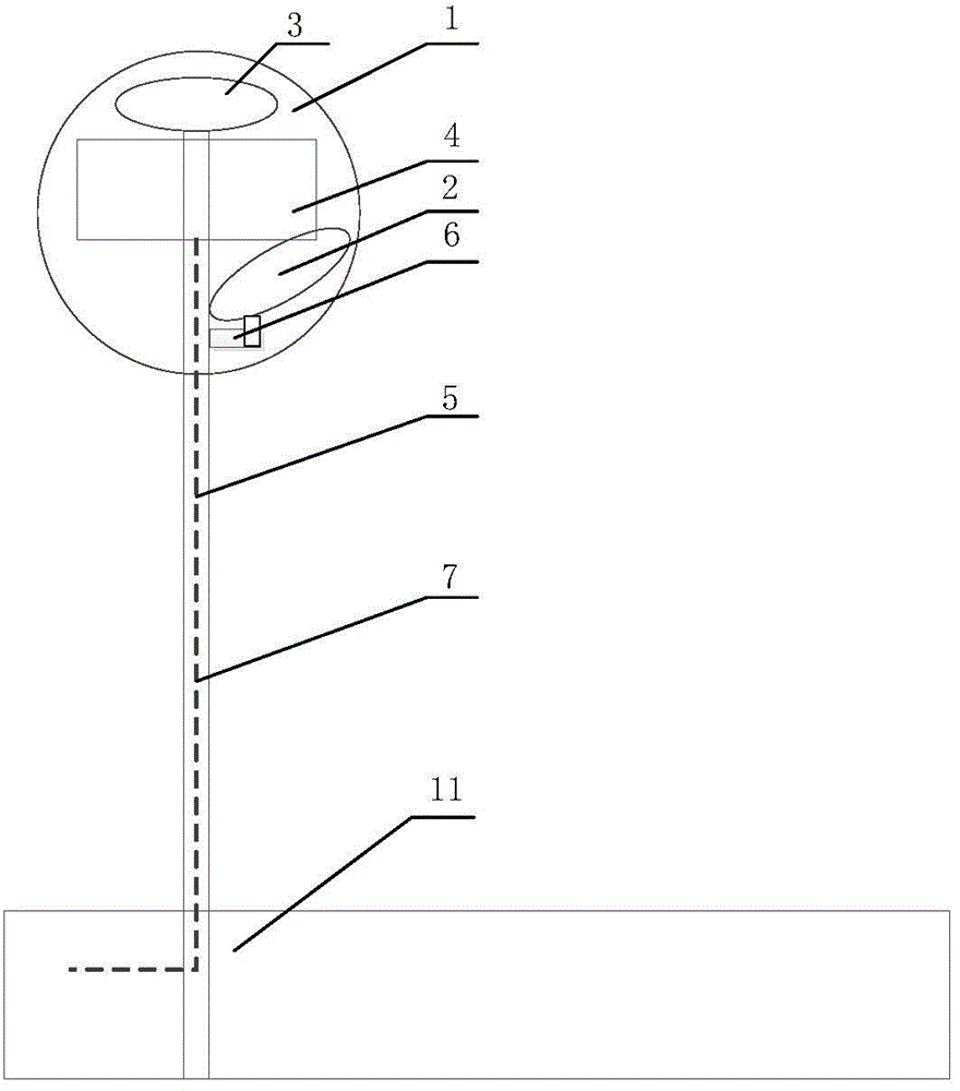 Device and method for measuring surface domain soil humidity based on global navigation satellite system-reflection (GNSS-R)