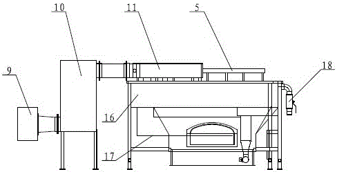 A pot-stove integrated shrimp cooking machine