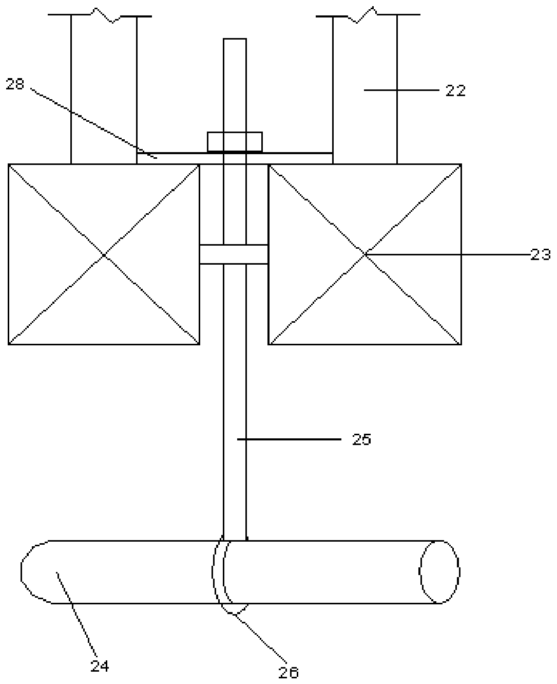 Aqueduct formwork supporting system supported on bailey beam and construction method