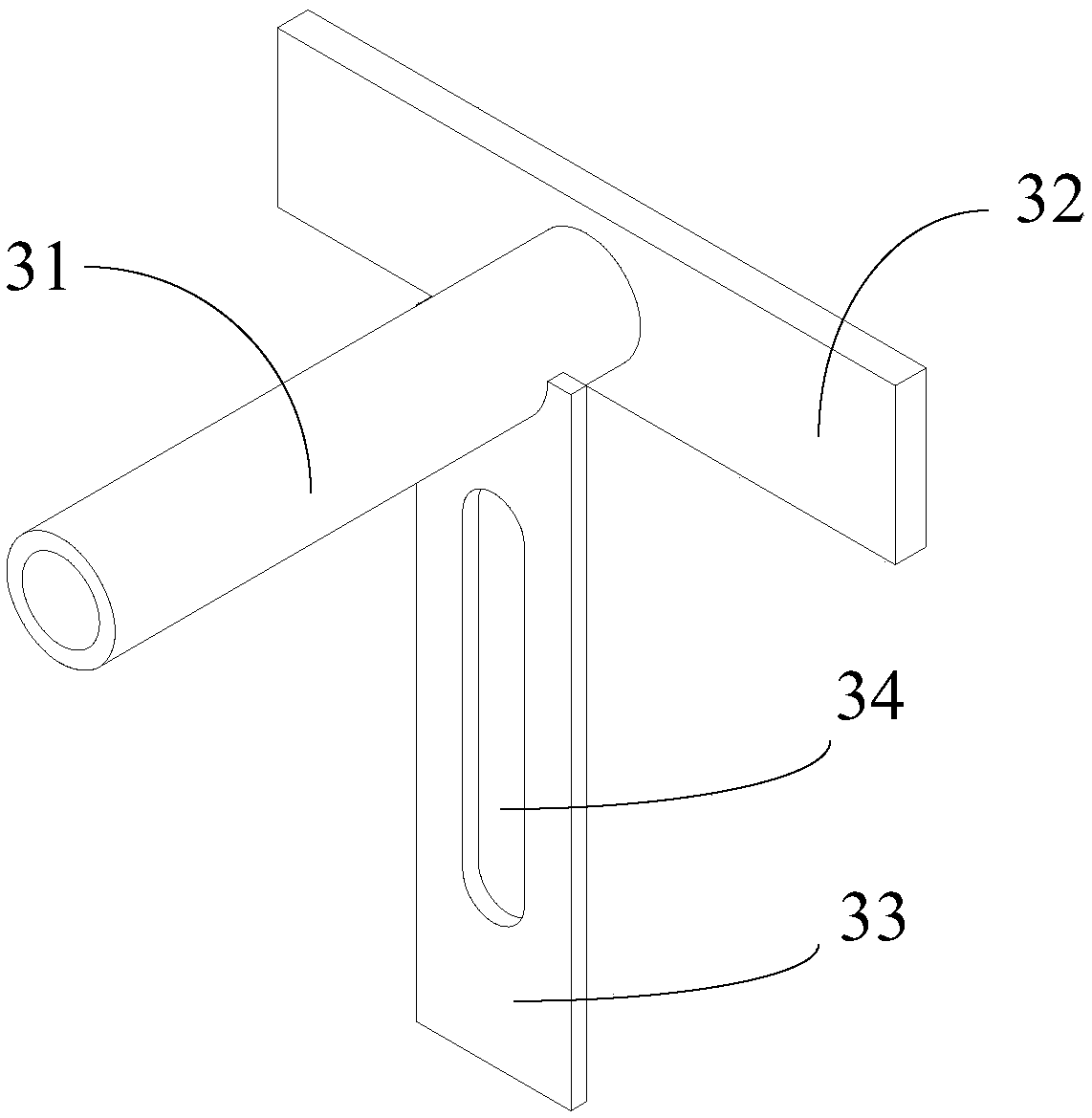 Flaw detection device for cable saddle groove clapboard welding seams