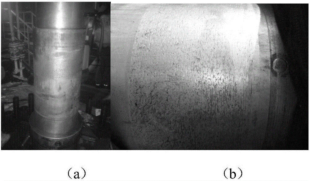 On-line repair technology for smooth shaft abrasion