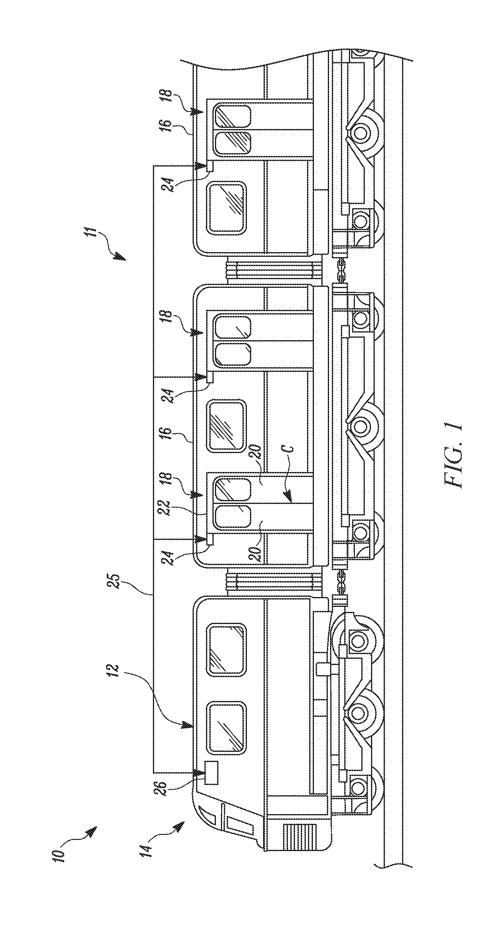 System for controlling movement of passenger train