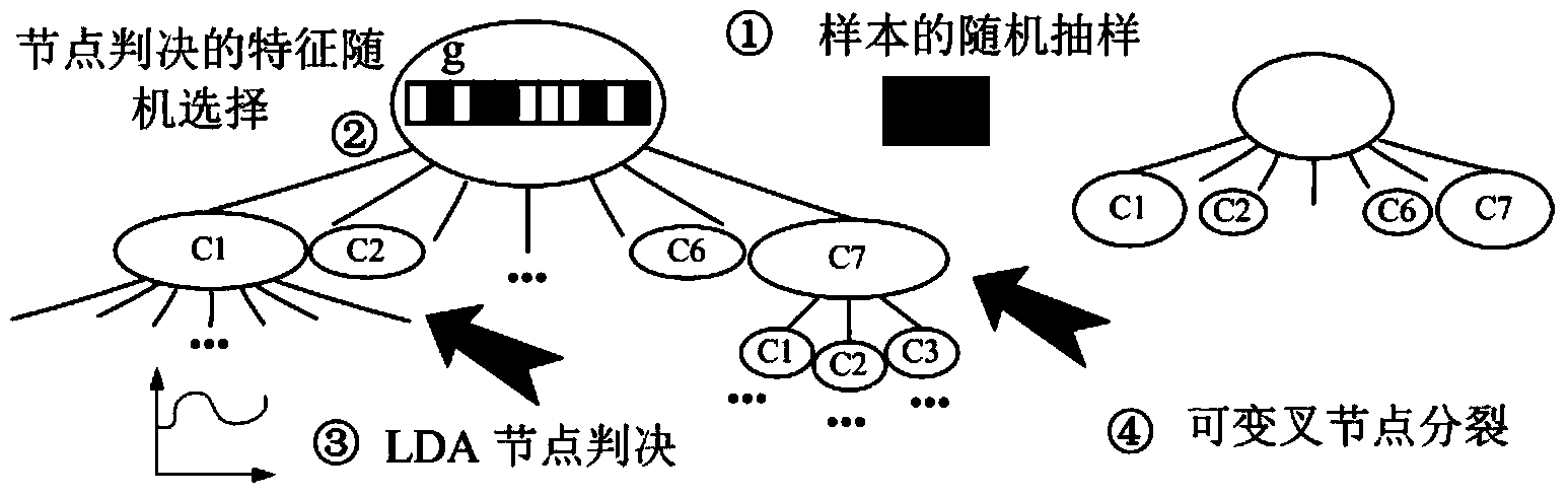 Video face identifying method