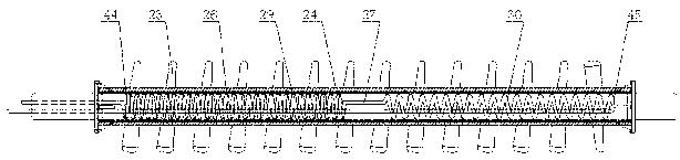 Electromagnetic paddle drying equipment with self-cleaning function