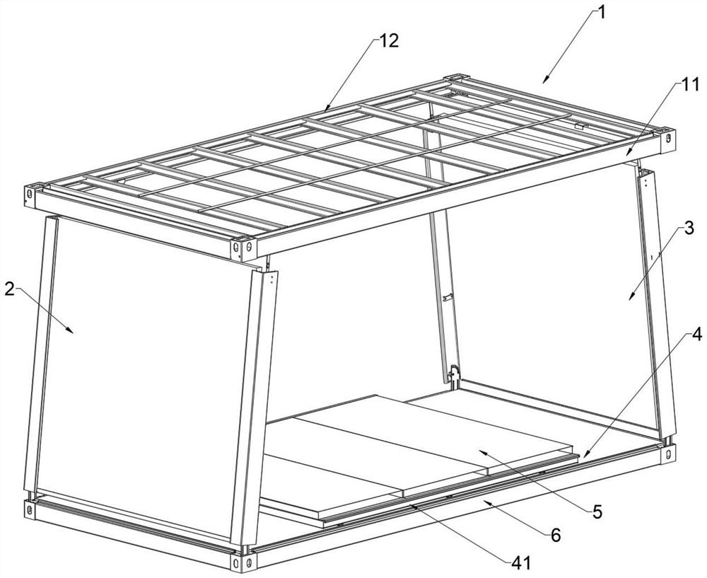 Box-type house capable of being rapidly installed