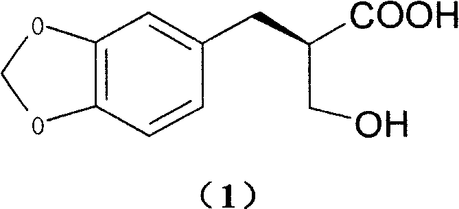 Compound 2-methylol-3-substituted phenyl propionic acid with optical activity and its resolving process