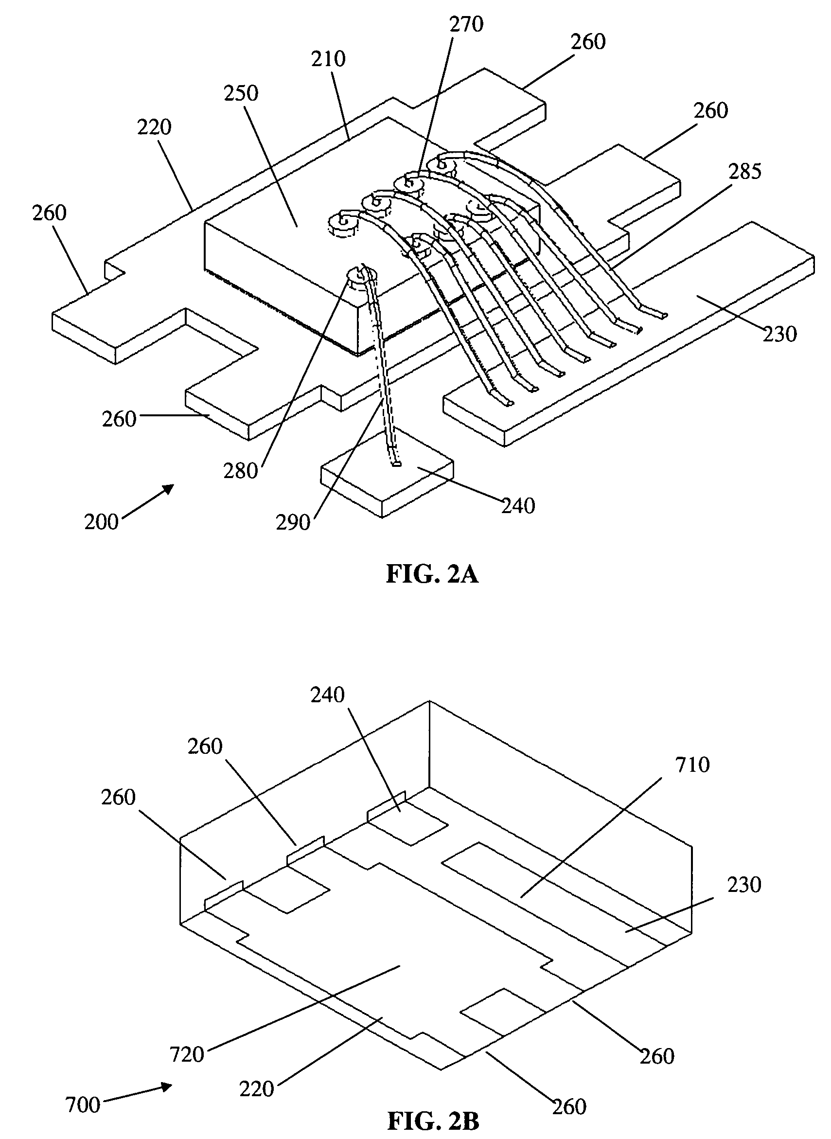 DFN semiconductor package having reduced electrical resistance