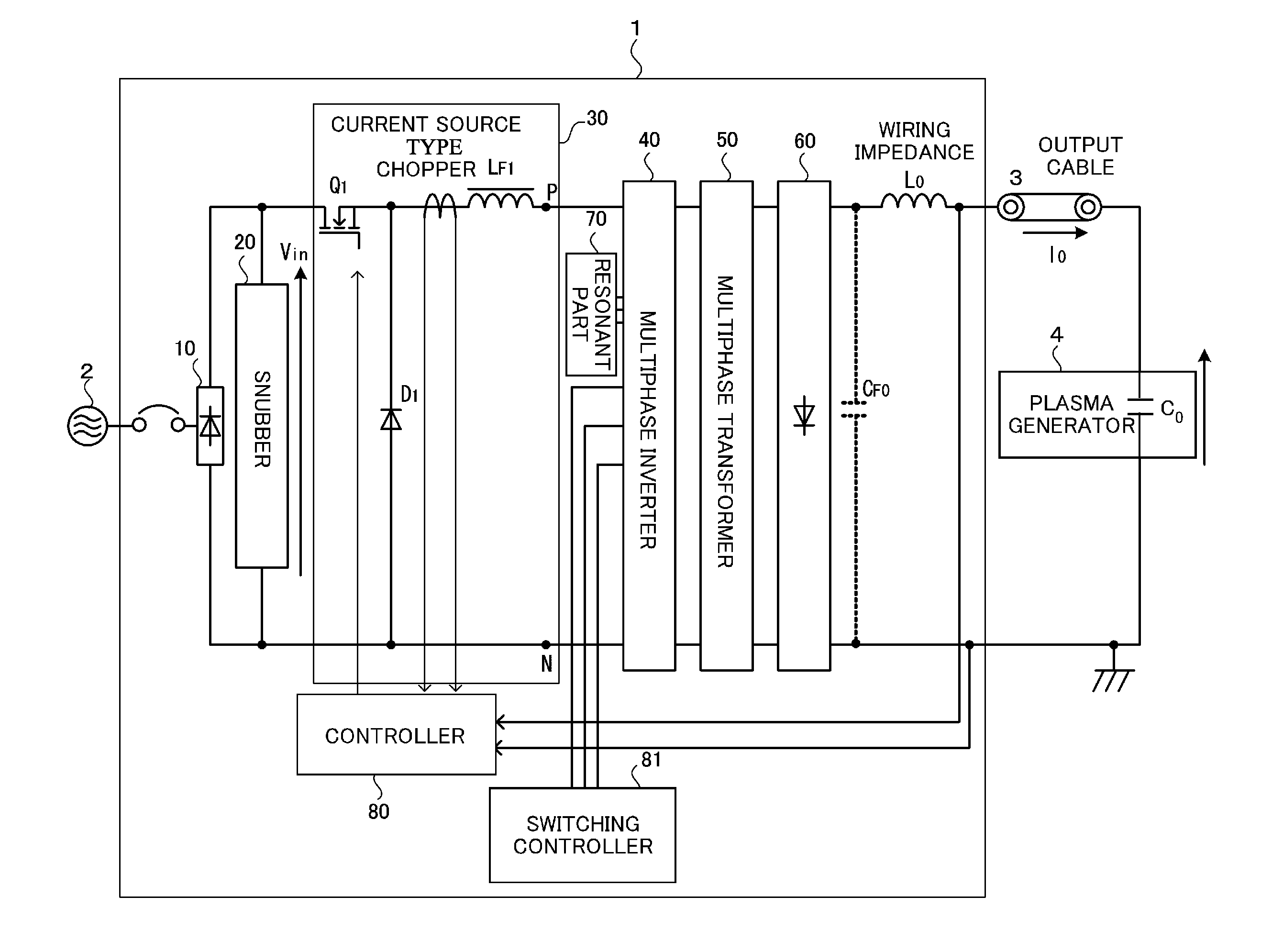 DC power supply device, and control method for DC power supply device