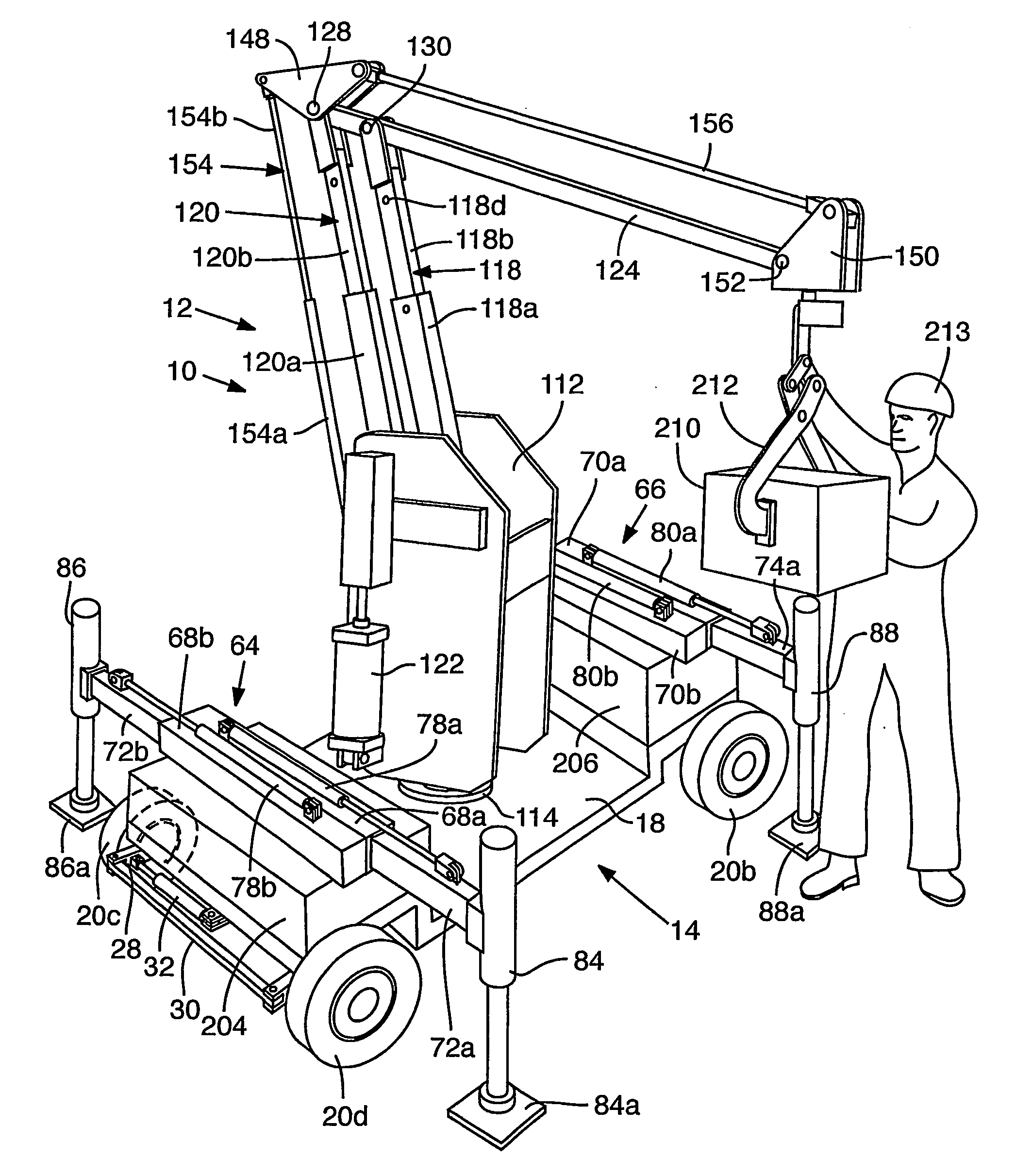 Mobile load handling apparatus