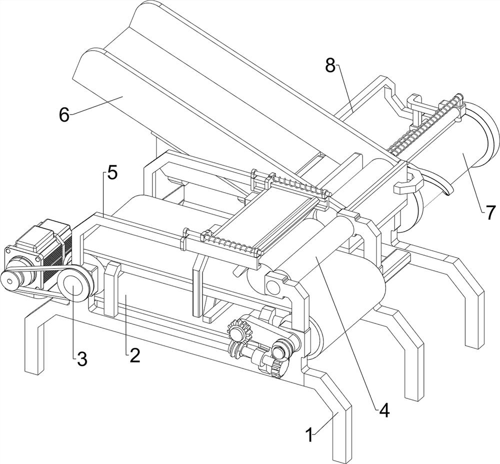 Steel pipe raw material surface rust removal equipment for intelligent manufacturing