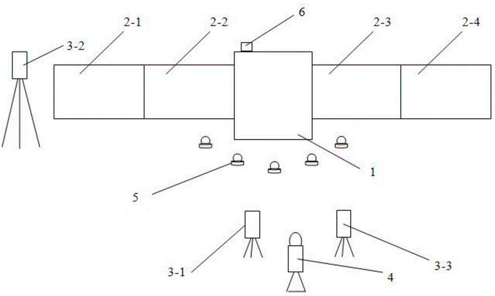 Automatic accurate measurement method for satellite large-size planar array SAR antenna