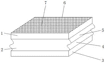 Antibacterial coating chemical fiber cloth