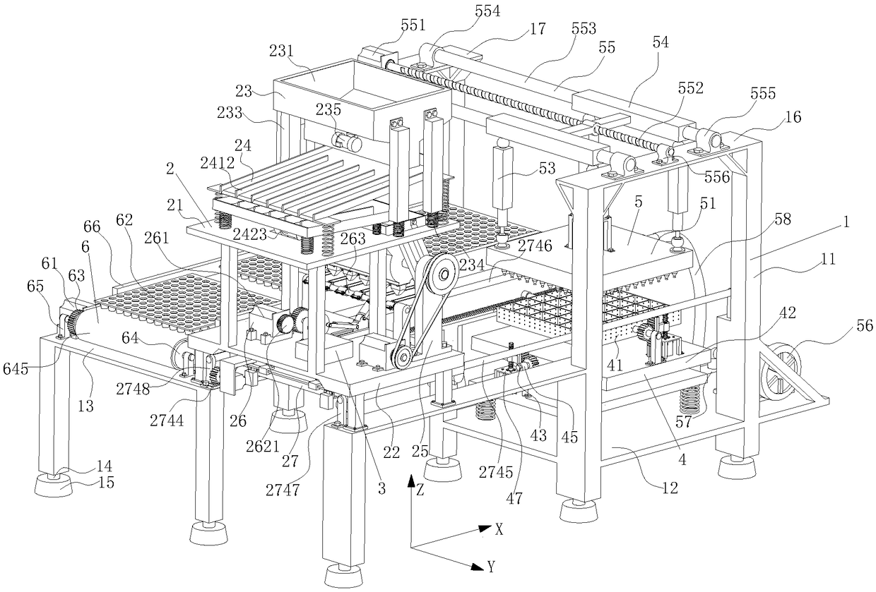 Two-degree-of-freedom adjustment vibrating sucker type precision sowing device