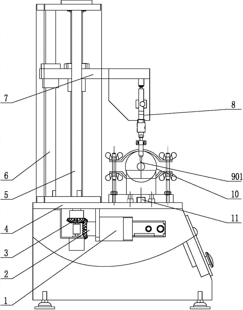 Special detection device for milk bottle