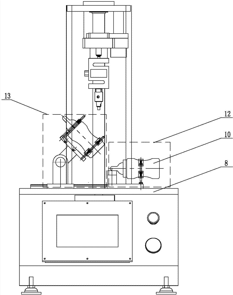 Special detection device for milk bottle