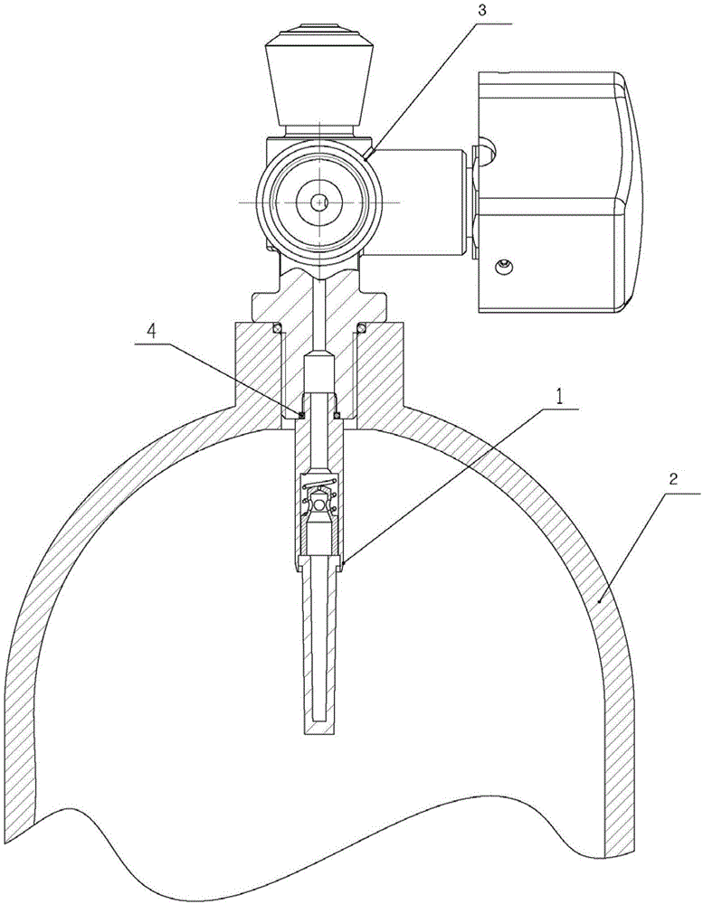 Safety type cylinder valve