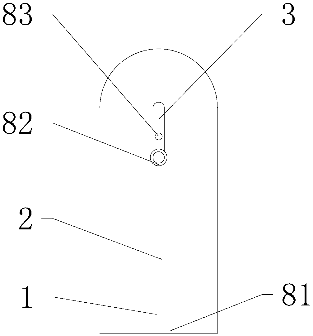 Discharging device for textile fabric processing