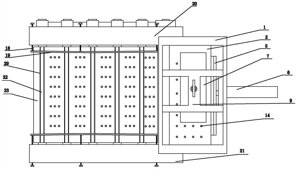 Efficient feeding device for color paperboard printing