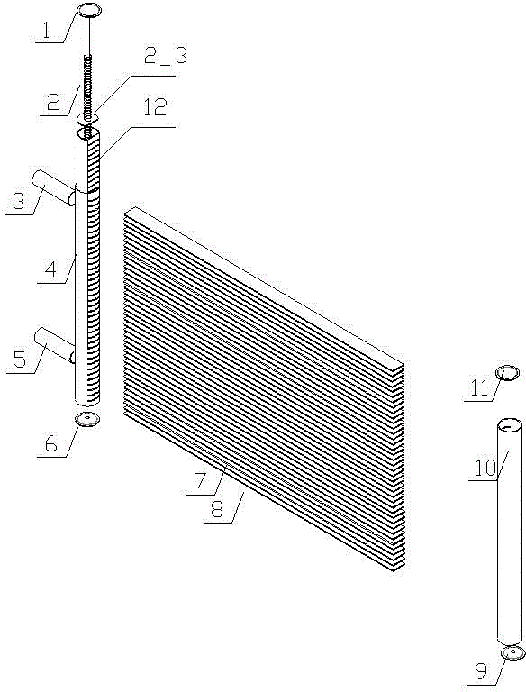 A microchannel heat exchanger