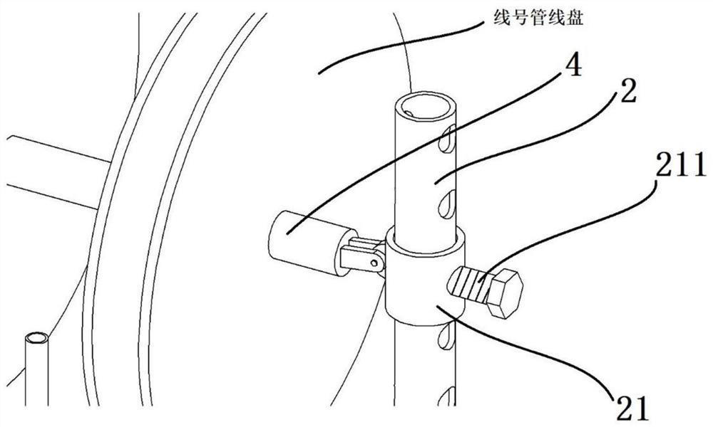 Wire marker tube printing tool