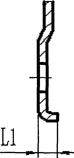 Method for stiffening the structure strength of clutch driven disk vibration reduction disk and making reasonable distribution of the strength