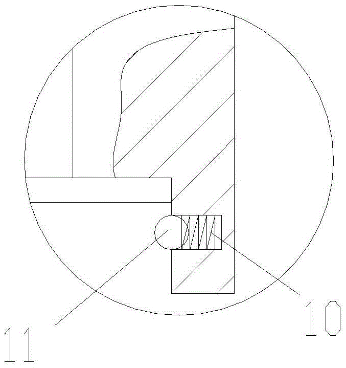 Sheet metal part sucking device with clamping lock