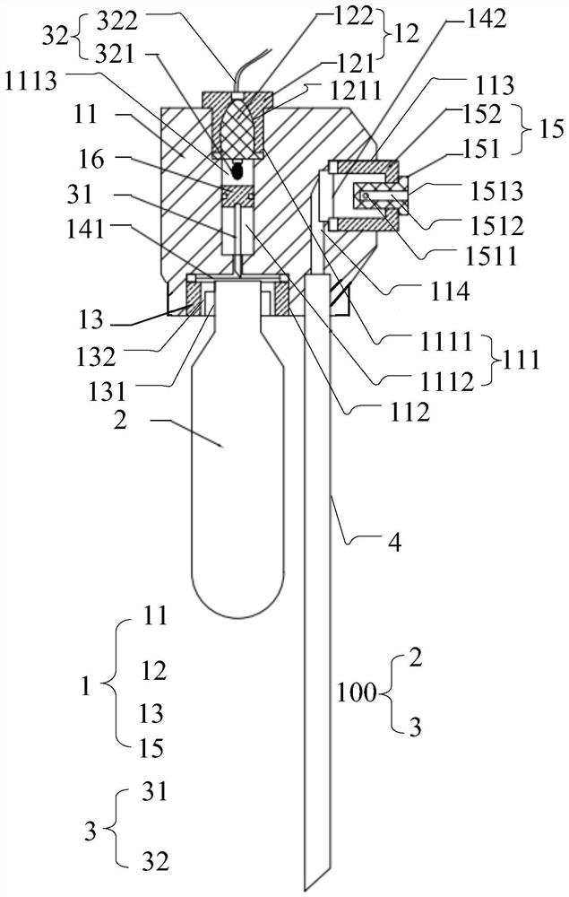 Fire extinguishing equipment with multiple starting devices