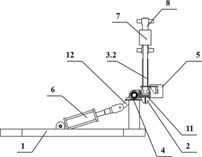 Turning device for assembling tires of heavy duty cars