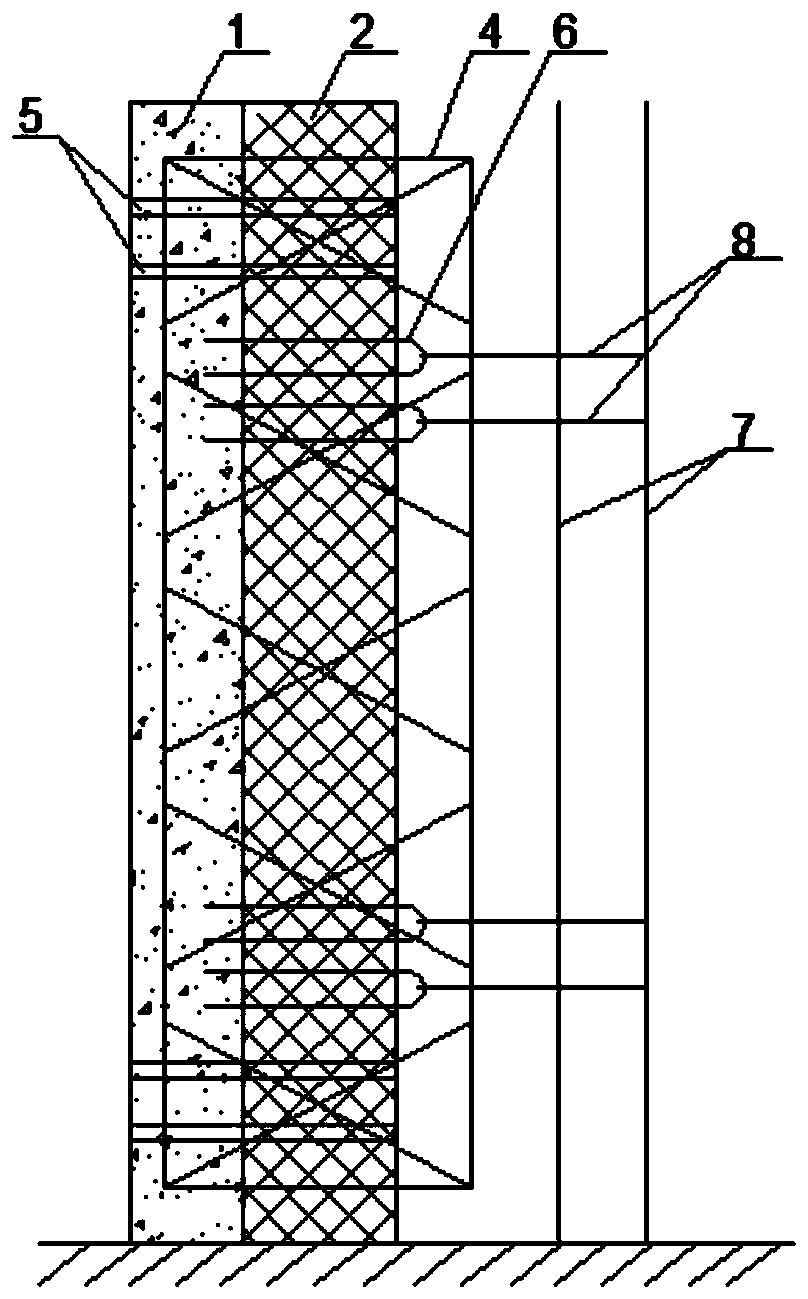 A construction method using wall units for laminated shear walls