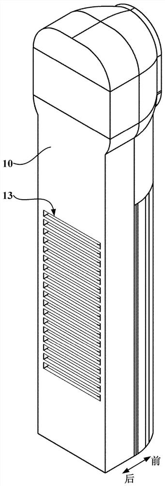 Vertical air conditioner indoor unit