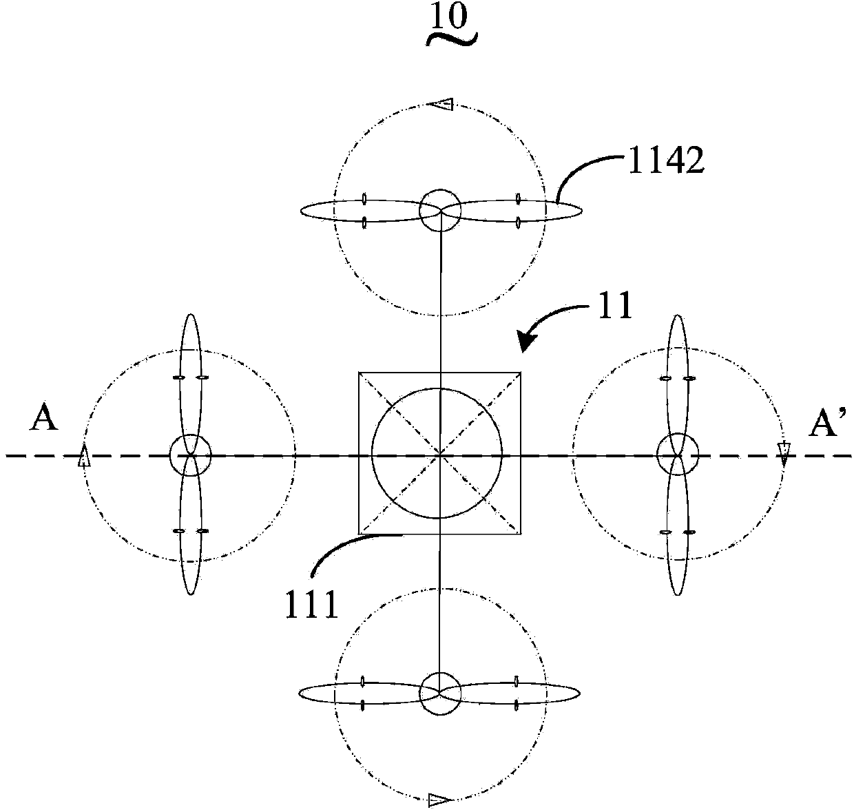 Loading support for aircraft, aircraft and shock absorption method for aircraft