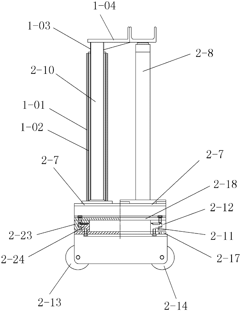 A transport mechanism for tunnel construction